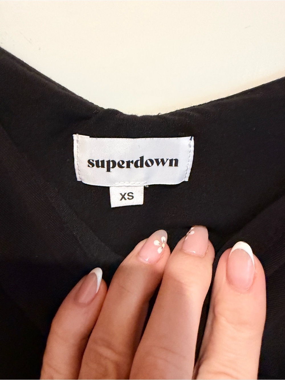 superdown Black Off-Shoulder Ruffle Mini Dress - Picture 5 of 7